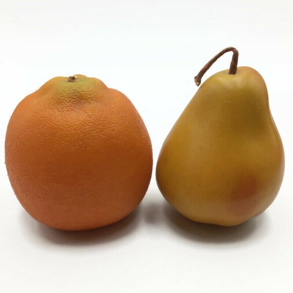 Realistic Display Faux Fruit Basket 9 Pc. Artist Prop Fake Food Plastic Replica - Picture 5 of 12